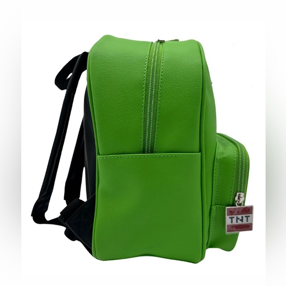New Minecraft Backpack Faux Pebble Leather.